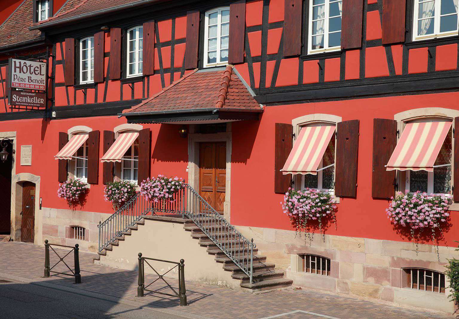 Hotel Restaurant Père Benoît Entzheim Esterno foto